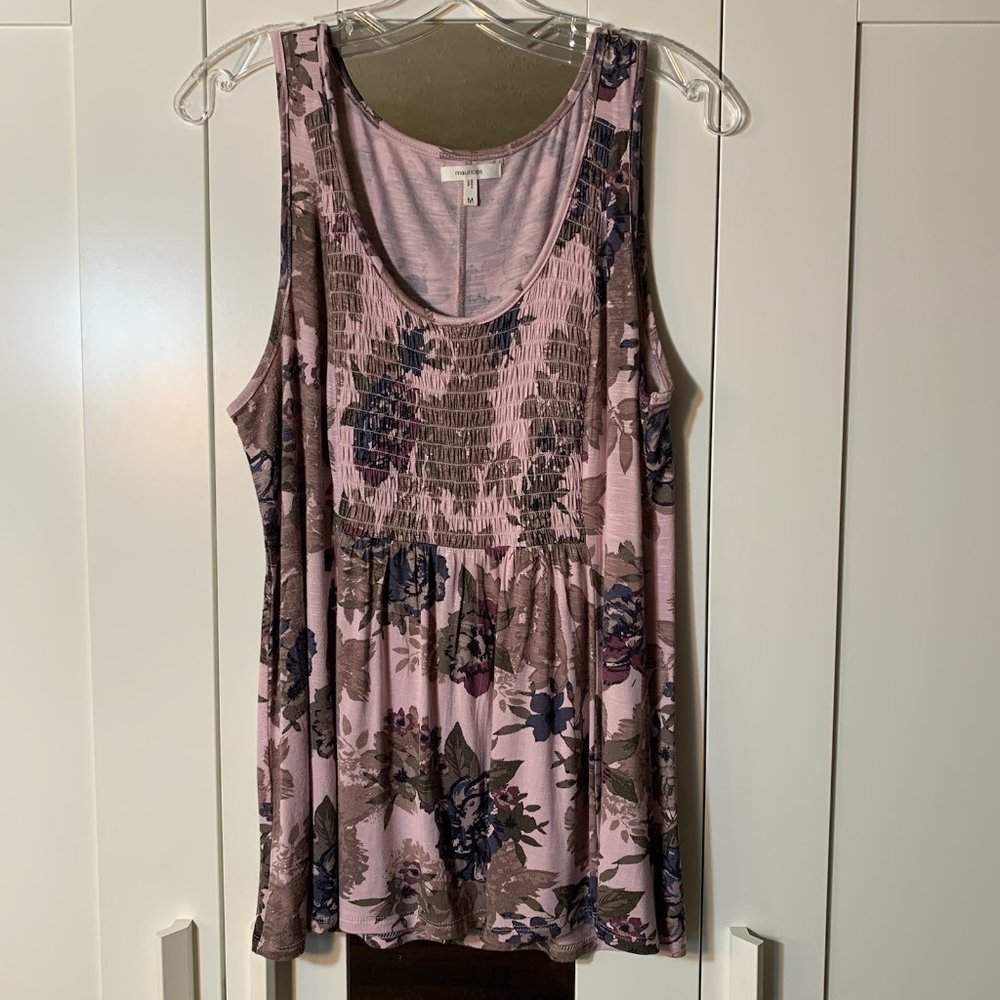 Light Purple Floral Pattern Tank Top!